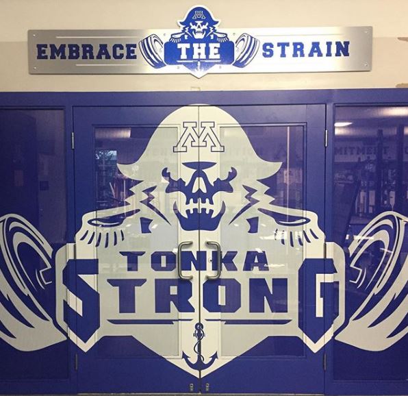 Entrée de la salle de musculation